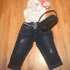 Express silky cream blouse